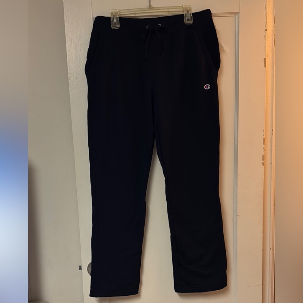 Champion Black Fleece Pant M1064 Casual Athleisure Staple Soft Comfy Sz XL NEW - Picture 13 of 15